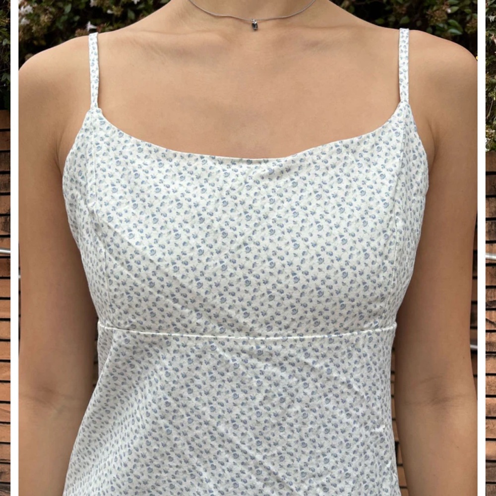 BRANDY MELVILLE COLLEEN FLORAL SLIP DRESS